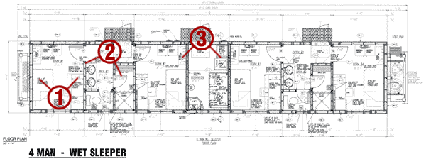 4 Man Floorplan